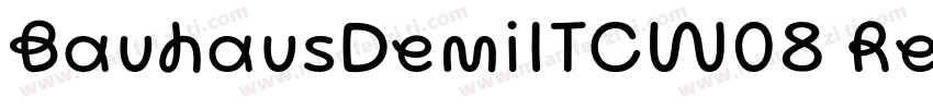 BauhausDemiITCW08 Regular字体转换